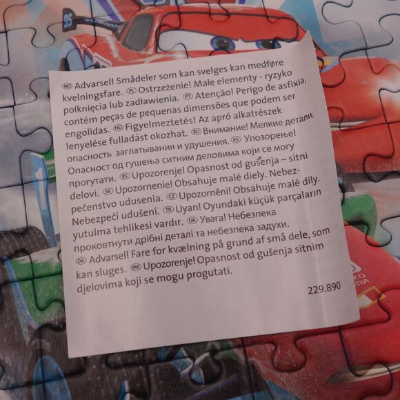 Disney Pixar Cars 2 Ravensburger 54 Piece Jigsaw Puzzle 5+ No. 09 452 3 - Picture 12 of 13